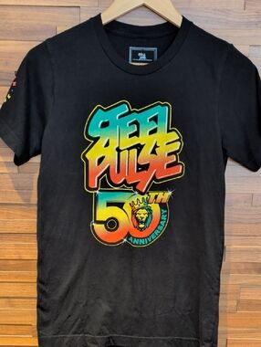 Steel Pulse 50th Anniversary Black Graphic Tee